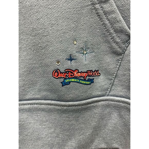 Walt Disney World Vintage Look Mickey Mouse Celebration Embroidered Zip Up Hoodi - Picture 4 of 9